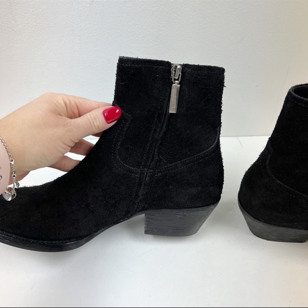 Saint Laurent black Lukas 40 side zip Chelsea Boots Sz 37 New - Picture 7 of 14